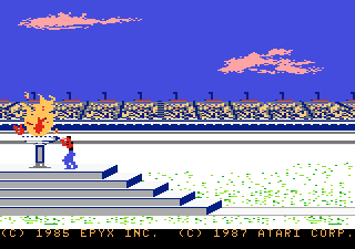 Winter Games screenshot 4 for Atari 7800
